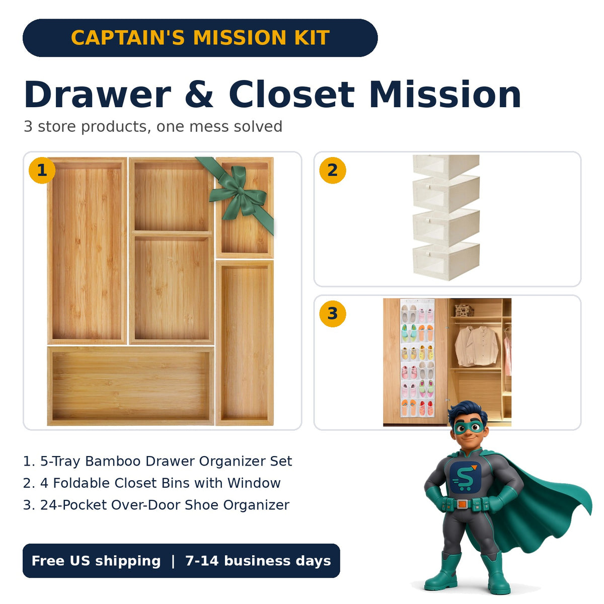 Captain's Mission Kit: Drawer & Closet Mission
