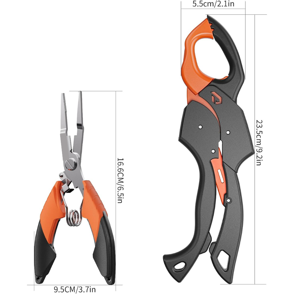 Fish Gripper and Fishing Pliers Kit