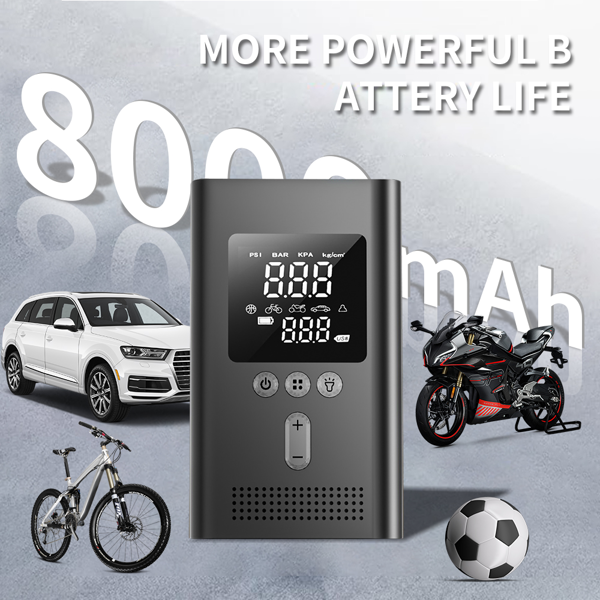 2-in-1 Jump Starter with 150PSI Tire Inflator