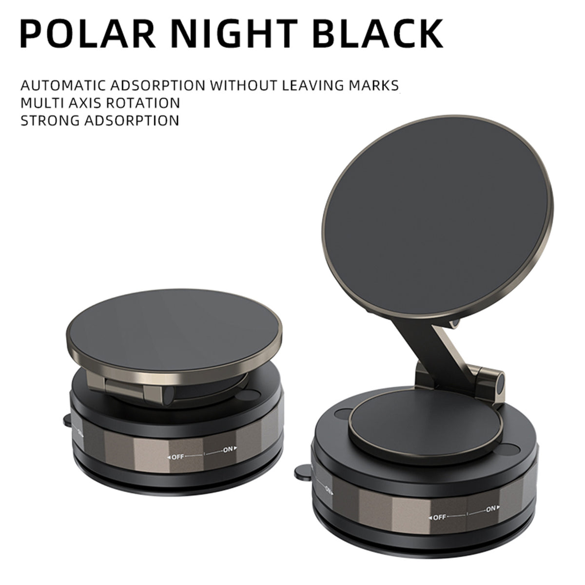 Folding Vacuum Suction Magnetic Phone Mount - image 2