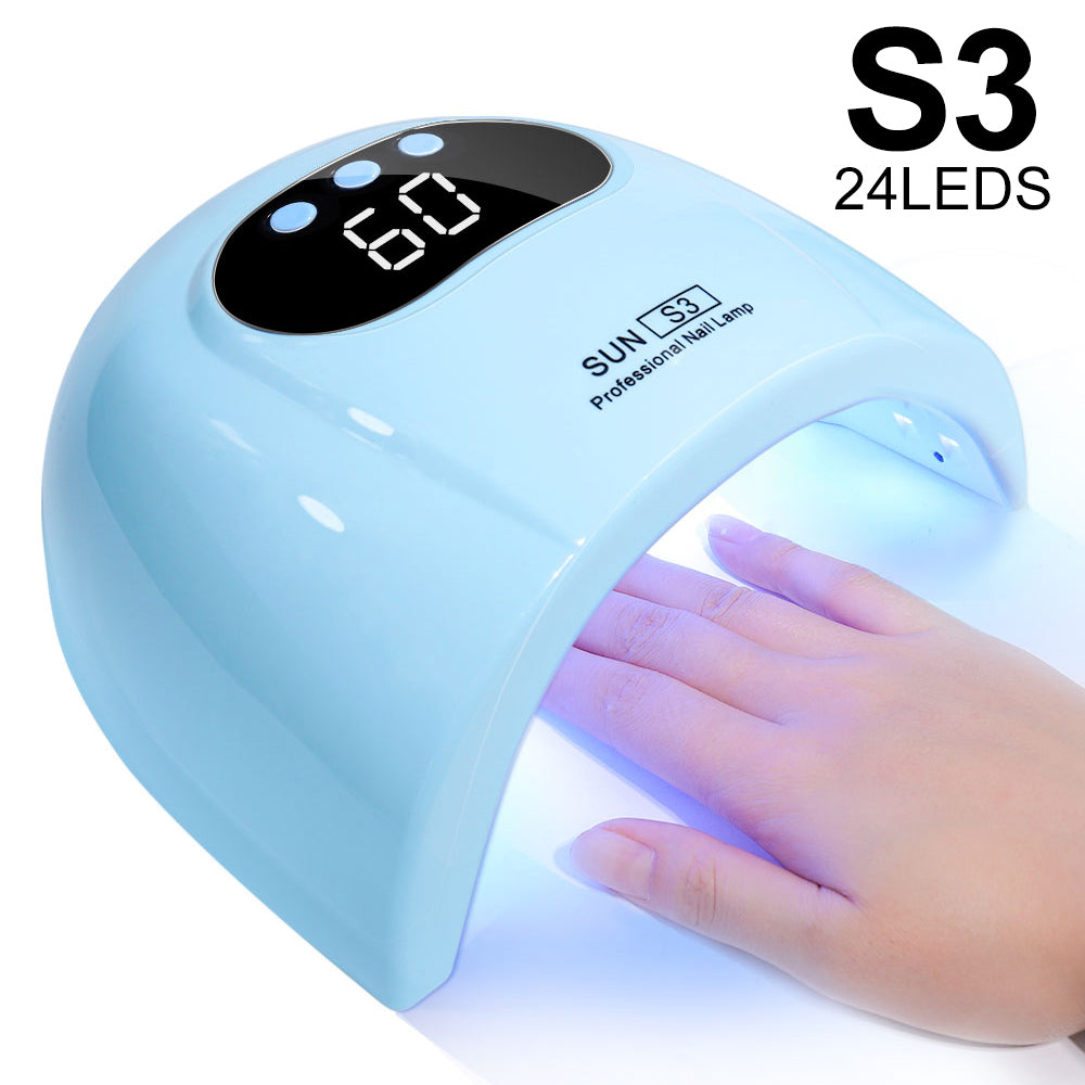 UV LED Nail Lamp, 24 Beads, White - image 2