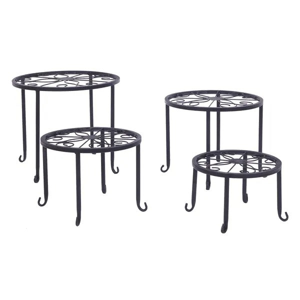 Metal Plant Stand, 4-in-1 Round Pot Holders - image 3