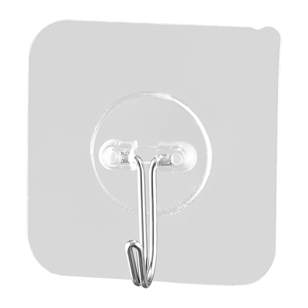 Clear Adhesive Wall Hooks, 12 Pack - image 6