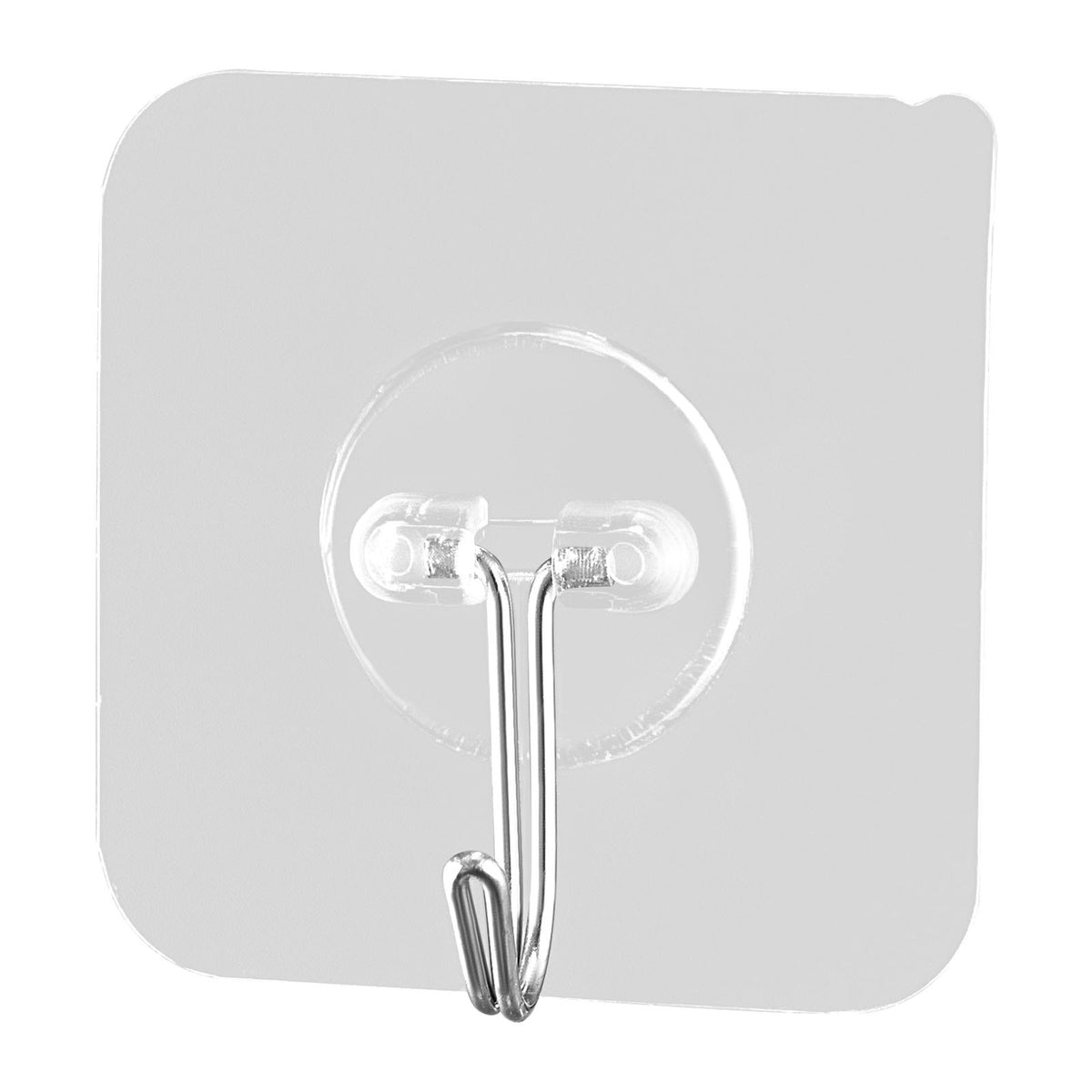 Clear Adhesive Wall Hooks, 12 Pack - image 6