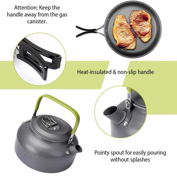 Camping Cookware Set, 12 Pieces - image 4