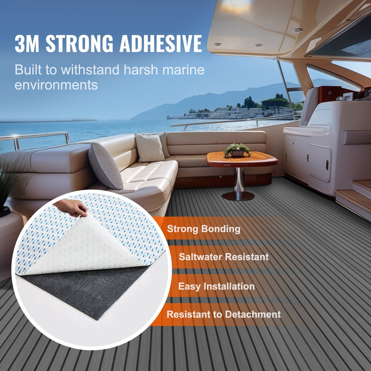 EVA Foam Boat Decking Sheet 94.5 x 17.7 in - image 4