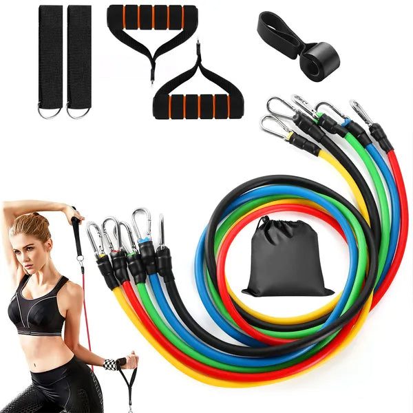 Resistance Tube Band Set, 11 Pieces - image 10