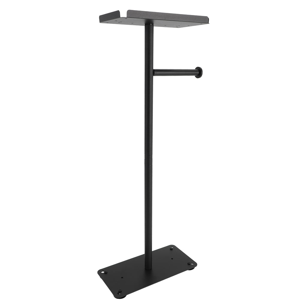 Standing Toilet Paper Holder with Reserve, Black - image 3