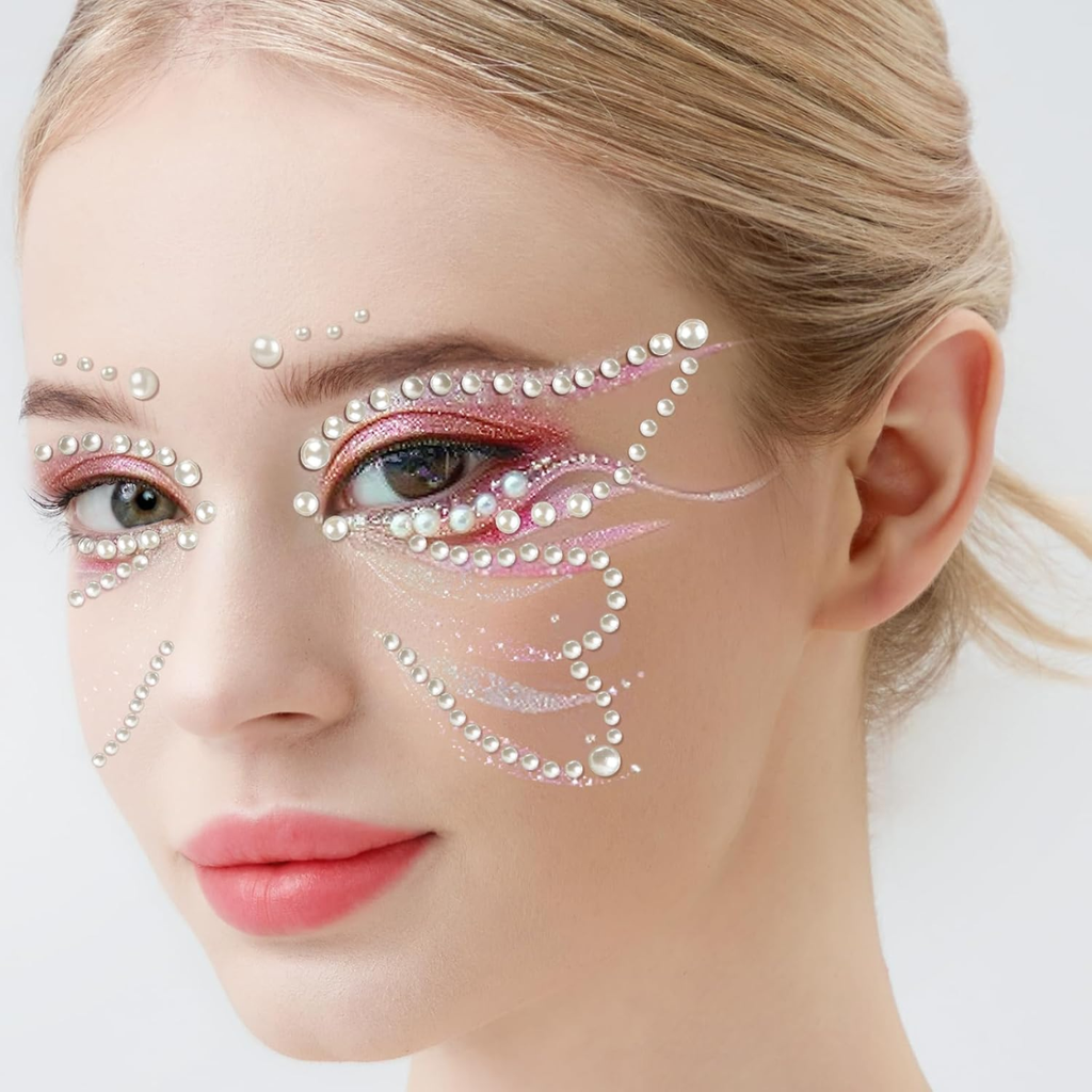Face Gem Stickers, 4 Sheets - image 5