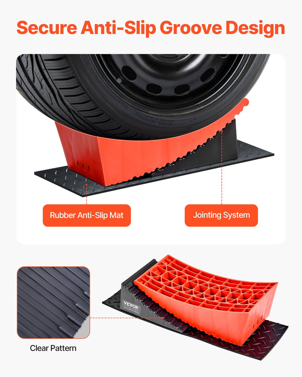 Curved Camper Levelers with Wheel Chocks, 2 Pack - image 3