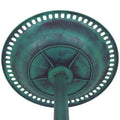 Pedestal Bird Bath, Green