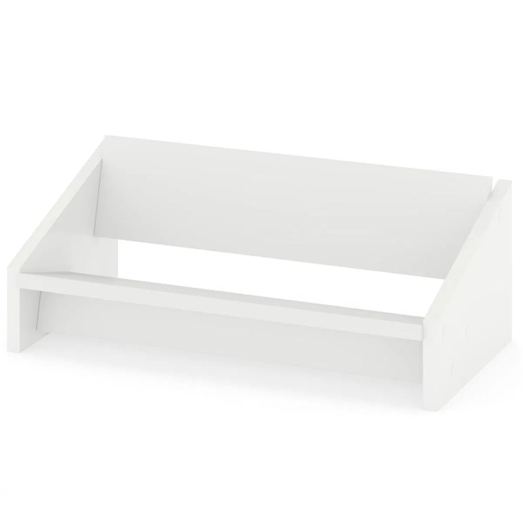 Tilted Desktop Bookshelf, White - image 10