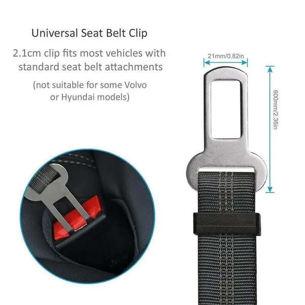 Adjustable Dog Car Seat Belt, 2 Pack - image 4