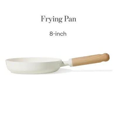 Ceramic Nonstick Fry Pan, 8 in, Cream