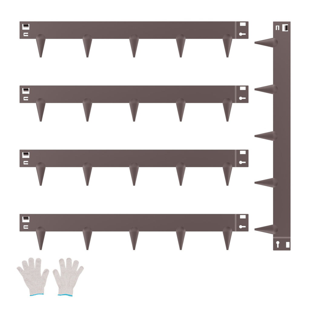 Steel Landscape Edging, 5 Pack, Brown - image 2