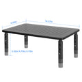 Adjustable Metal Monitor Riser, 3 Heights