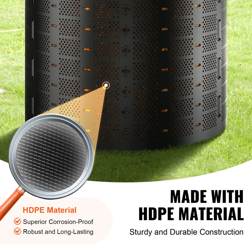 Expandable Outdoor Compost Bin, 220 Gallon - image 9