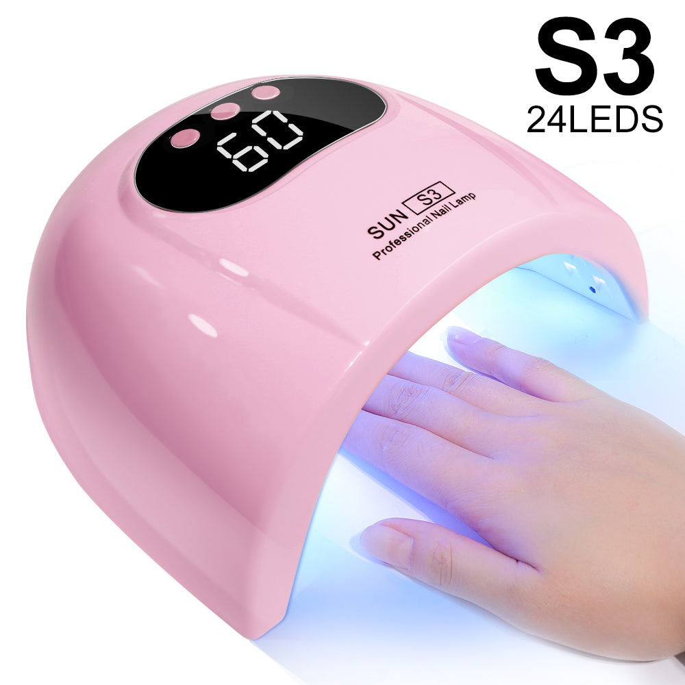 UV LED Nail Lamp, 24 Beads, White - image 3