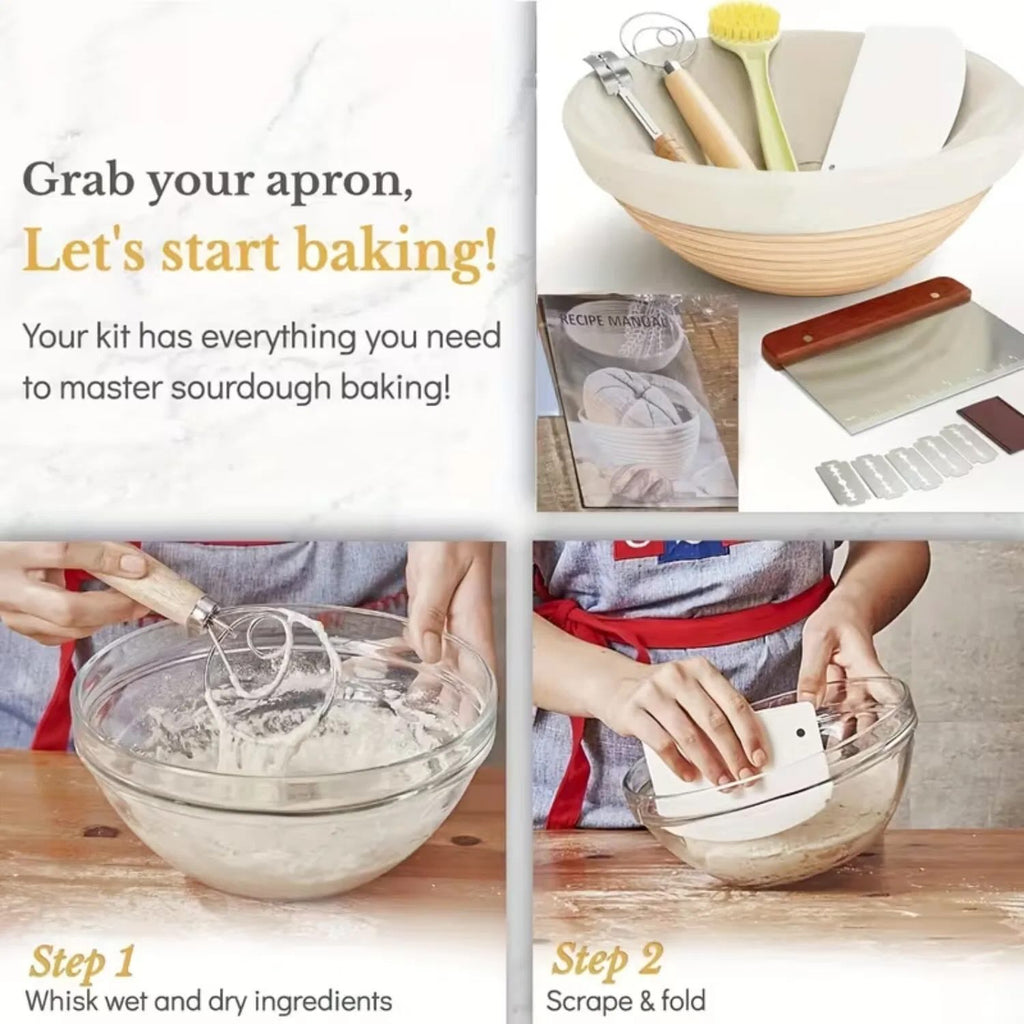 Bread Proofing Basket Set, 9 in Round - image 3