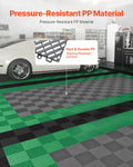 Interlocking Drainage Floor Tiles, 12 x 12 in, 12 Pack