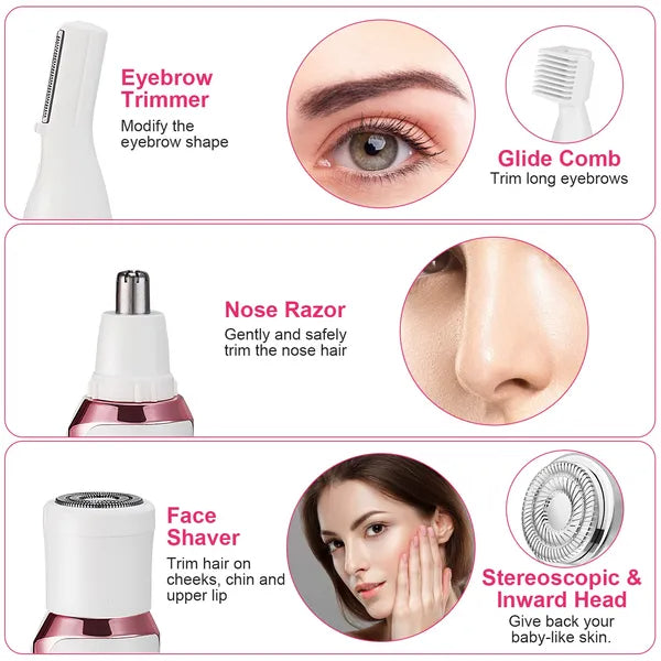 Women's 4-in-1 Electric Shaver Kit - image 4