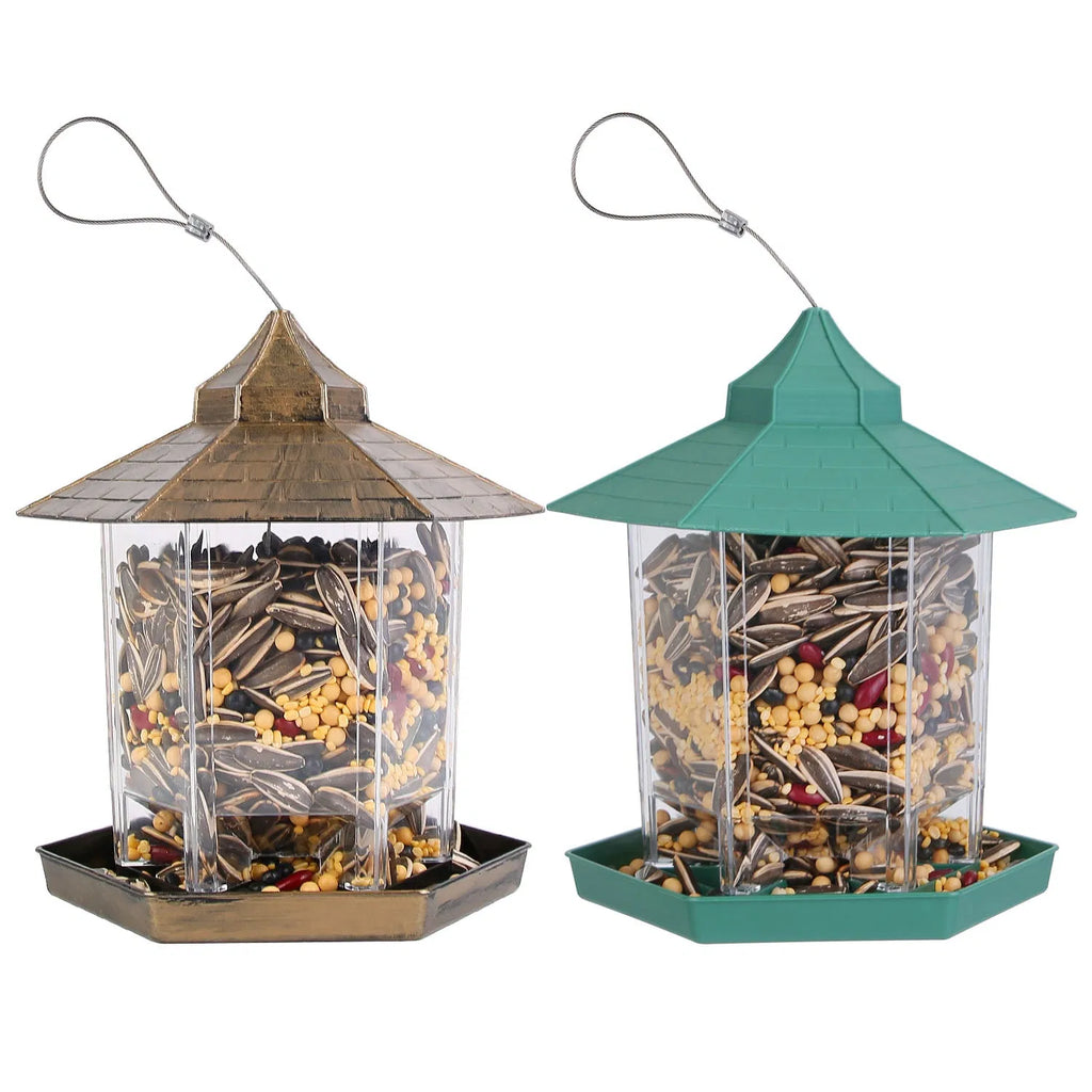 Hanging Gazebo Wild Bird Feeder, 6 Ports - image 10